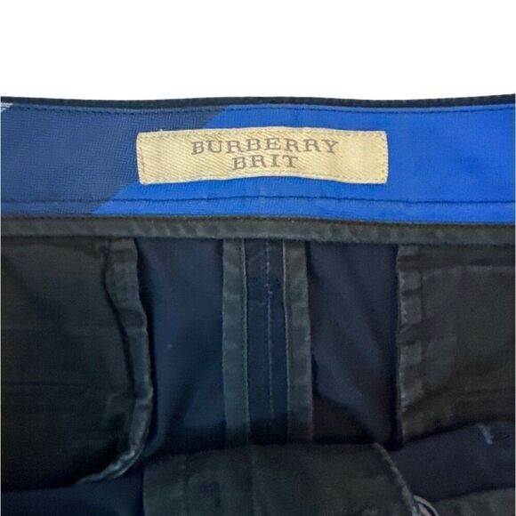 Burberry Brit Mens Navy Blue Casual Chinos - Size W34/L32 - Picture 2 of 9